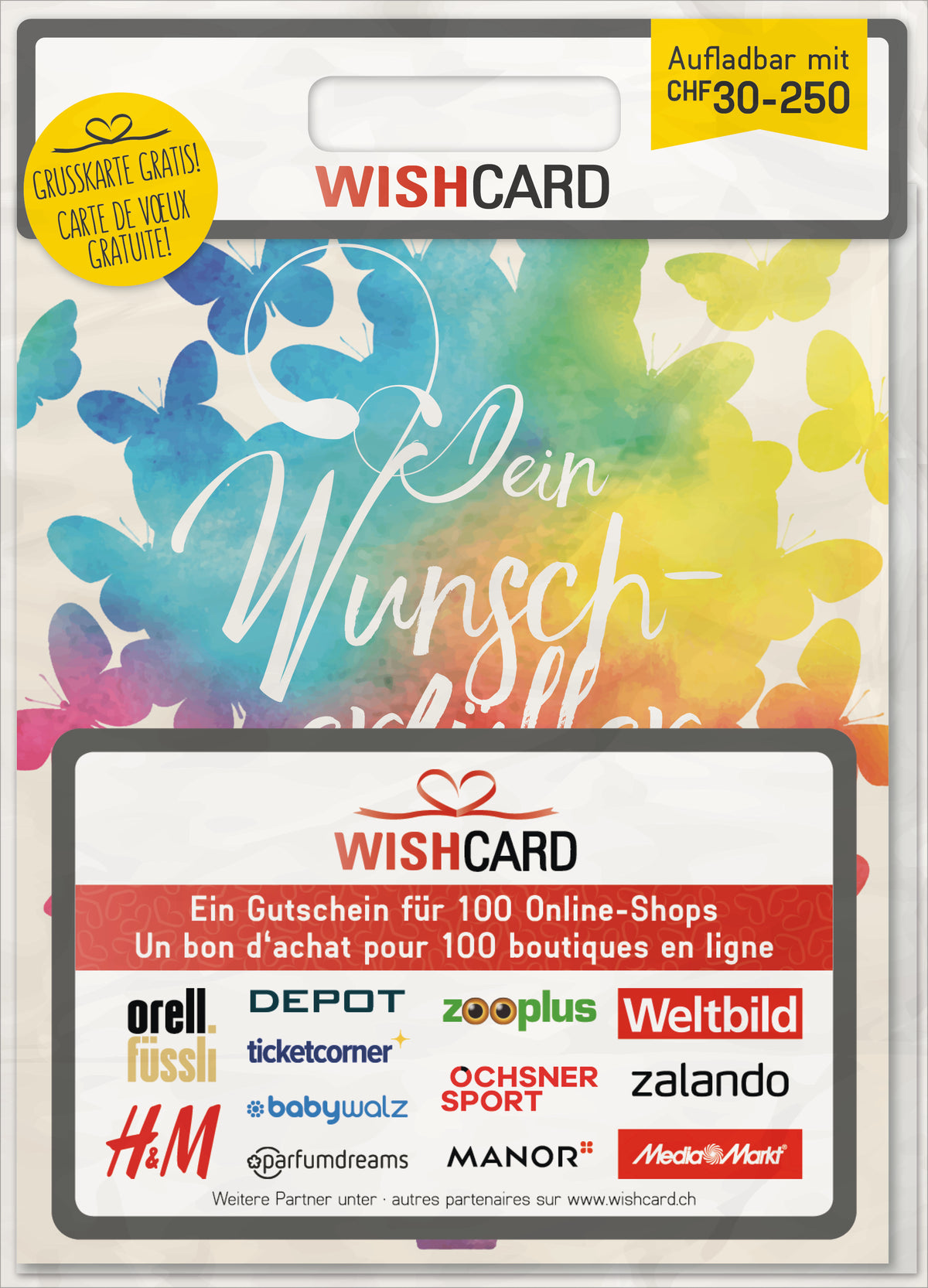 Carta regalo Wishcard