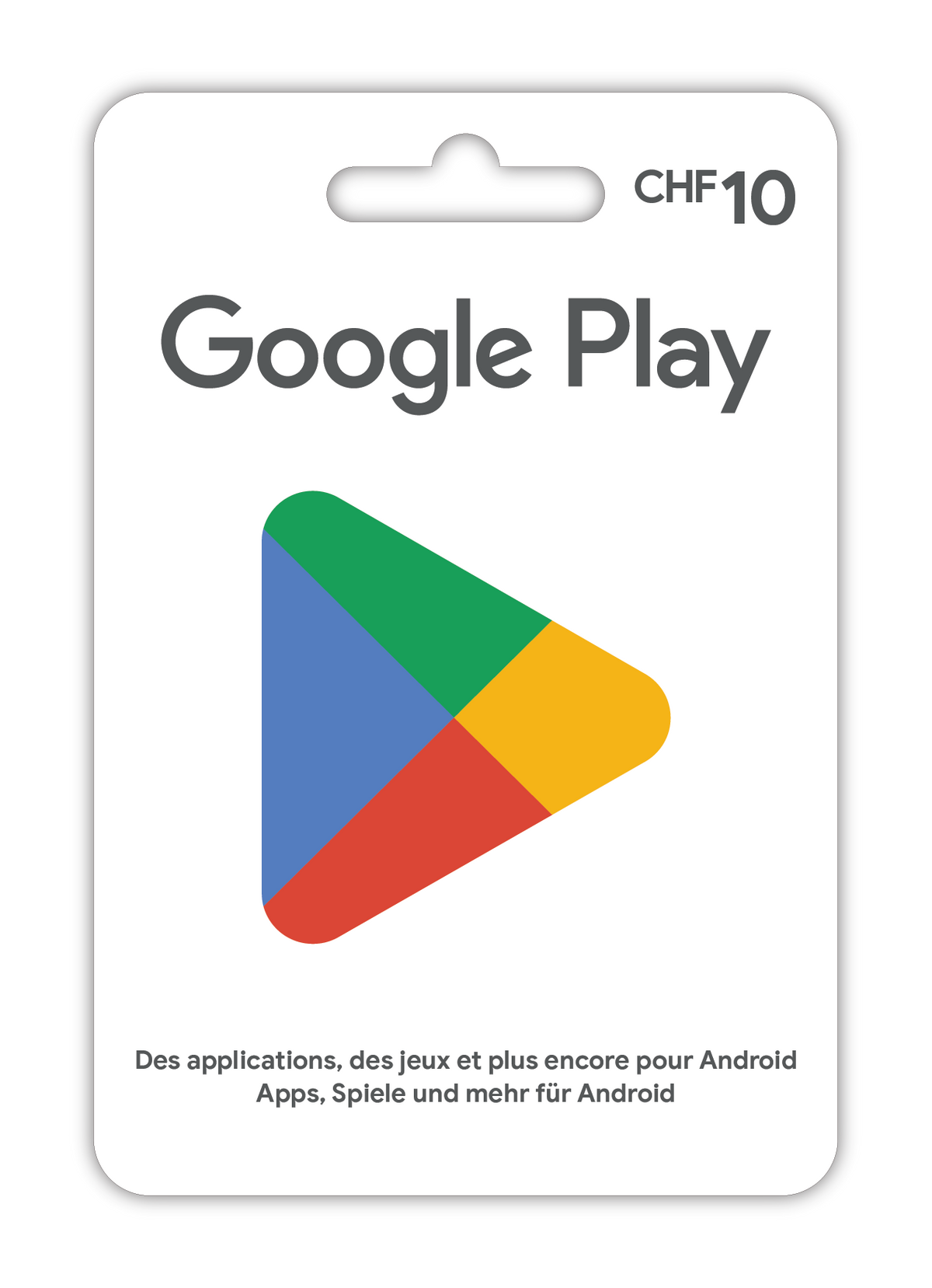 Carta regalo Google Play