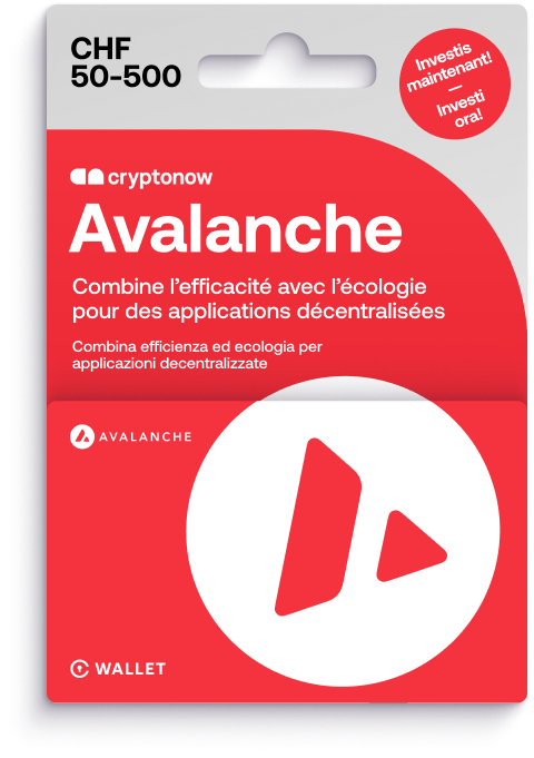 Chèque cadeau Avalanche CHF 50.- - 500.-