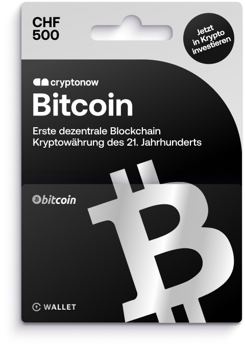 Geschenkkarte Bitcoin CHF 500.-