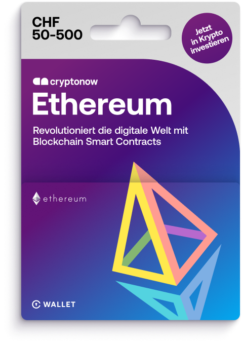 Geschenkkarte Ethereum CHF 50.- - 500.-