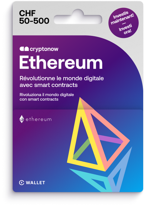 Geschenkkarte Ethereum CHF 50.- - 500.-