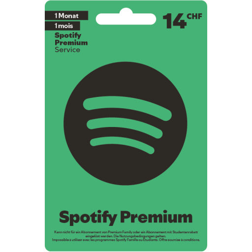 Geschenkkarte Spotify