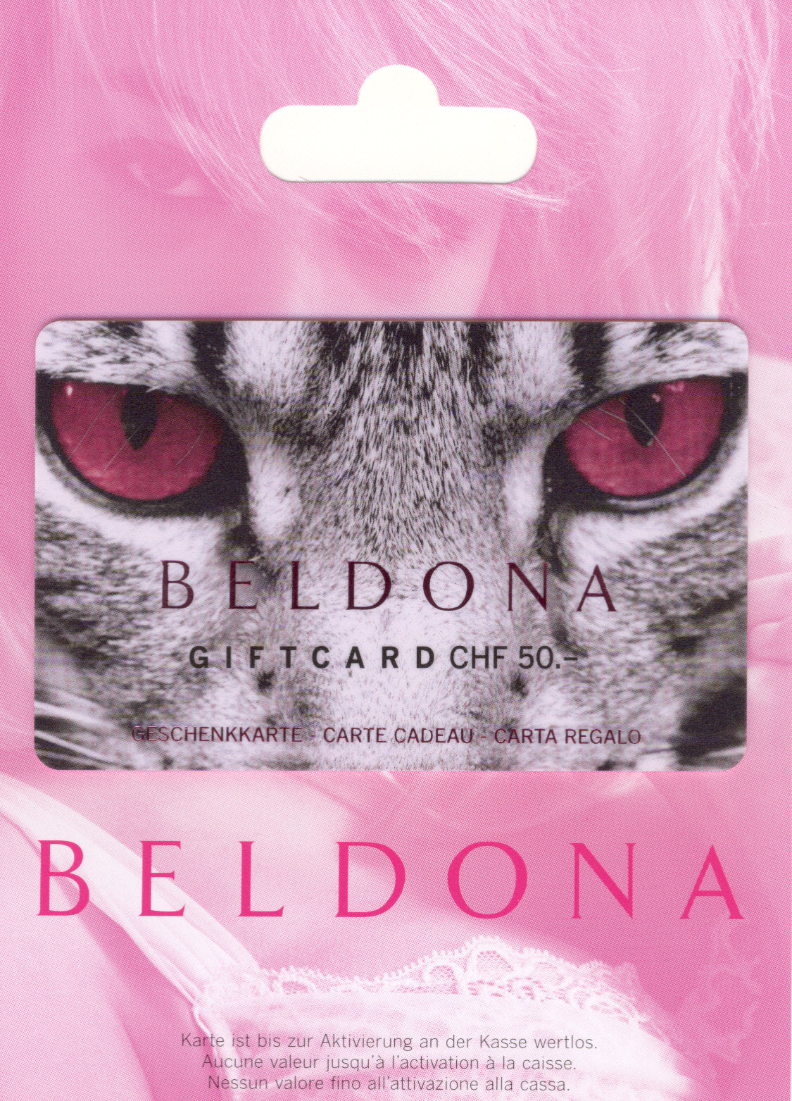 Carte cadeau Beldona CHF 50.-