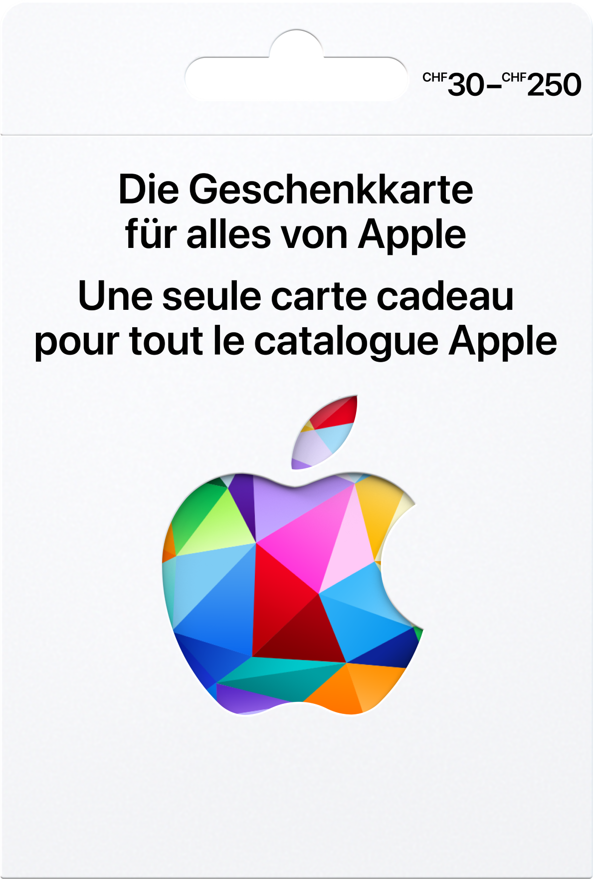 Carte-cadeau Apple